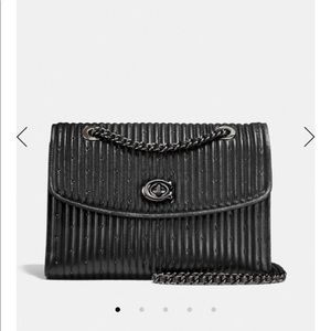 Coach Parker Handbag w/ quilting and rivets